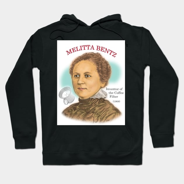 Melitta Bentz, Inventor of the Coffee Filter Hoodie by eedeeo